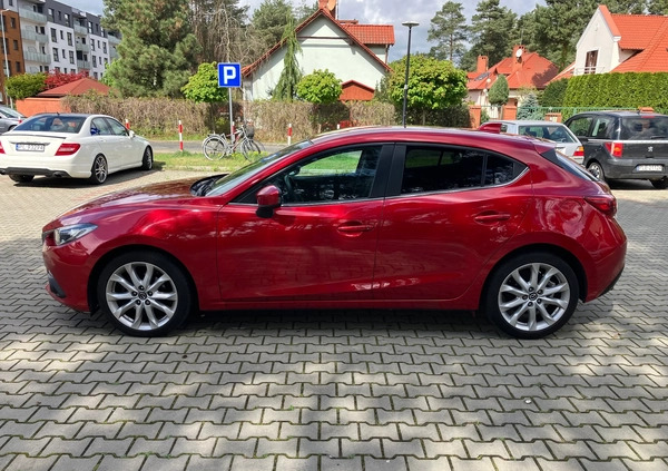 Mazda 3 cena 48800 przebieg: 194000, rok produkcji 2014 z Leszno małe 407